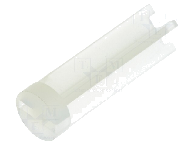 Afstandbus; LED; Øext: 6mm; ØLED: 5mm; L: 19,1mm; natuurlijk; UL94V-2 Afstandbus; LED; Øext: 6mm; ØLED: 5mm; L: 19,1mm; natuurlijk; UL94V-2